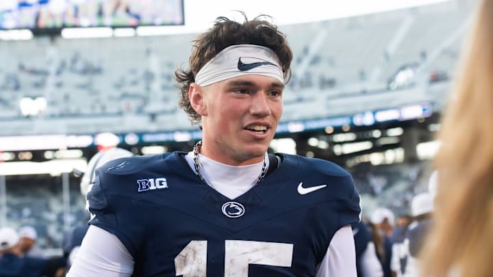 Penn State quarterback Drew Allar has signed with Nike.