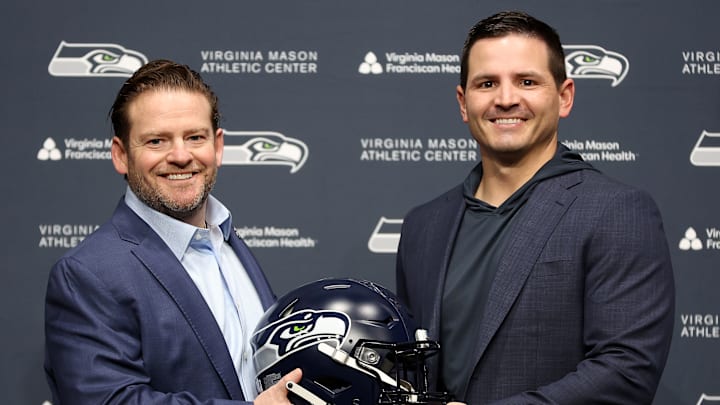 Seattle Seahawks introduce Mike Macdonald