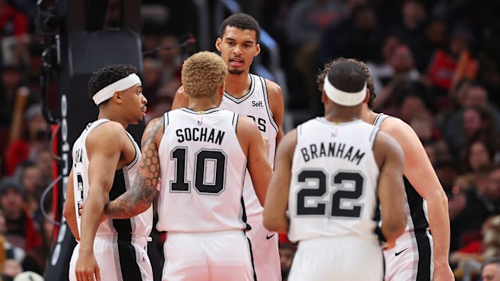 Keldon Johnson, Jeremy Sochan, Victor Wembanyama, Malaki Branham, San Antonio Spurs