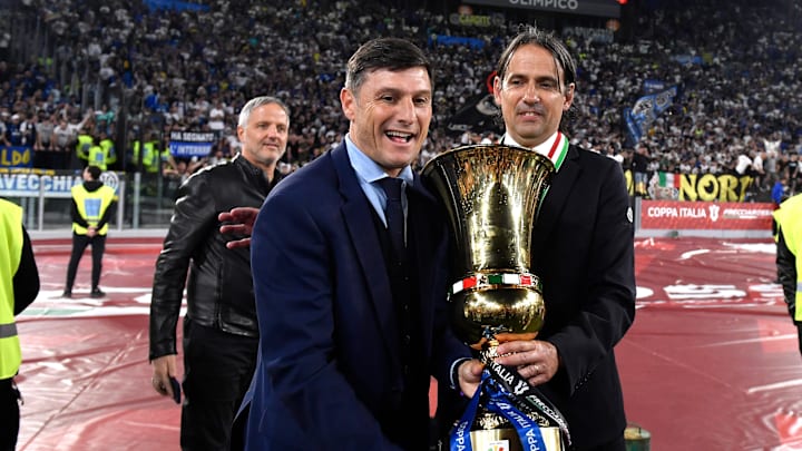 Javier Zanetti, Simone Inzaghi 
