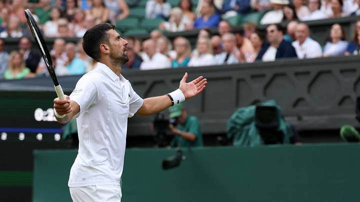 Novak Djokovic is favored against Stefanos Tsitsipas in the second round of Wimbledon. Novak Djokovic is favored against Stefanos Tsitsipas in the second round of Wimbledon.