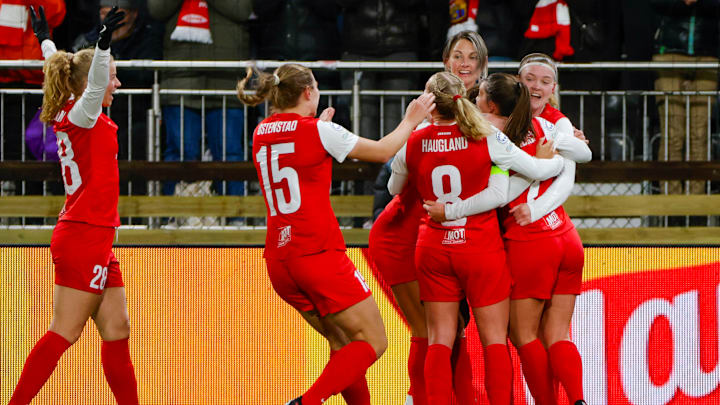 Riesige Freude: Brann Bergen konnte gegen Titelverteidiger Barcelona zur Pause den Ausgleich bejubeln