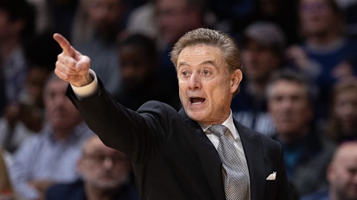 Jan 6, 2024; Villanova, Pennsylvania, USA; St. John's Red Storm head coach Rick Pitino reacts during
