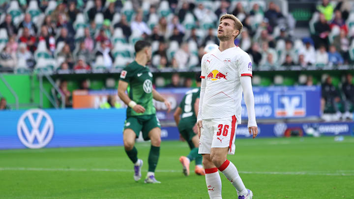 Timo Werner durfte gegen Wolfsburg für einige Minuten wieder das RB Leipzig Trikot tragen.