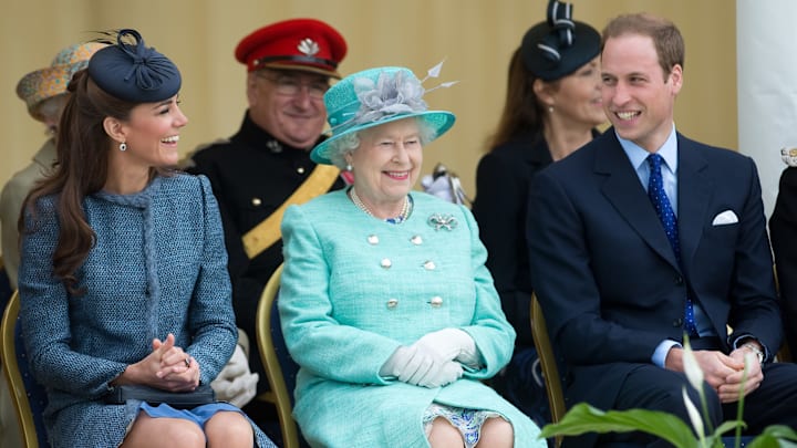 Queen Elizabeth II and The Duke And Duchess Of Cambridge Visit The East Midlands