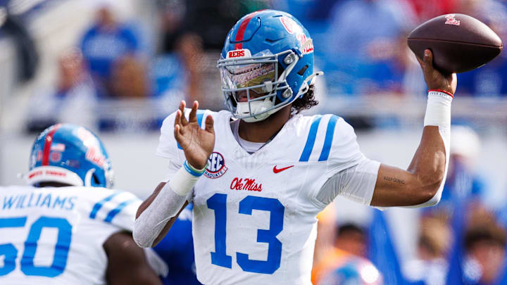 Ole Rebels quarterback Austin Simmons