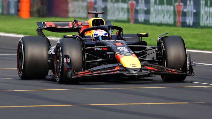 [US, Mexico & Canada customers only] March 23, 2025; Shanghai, CHINA; Max Verstappen during the F1 Chinese Grand Prix at Shanghai International Circuit. Mandatory Credit: Alex Plavevski/Reuters via Imagn Images