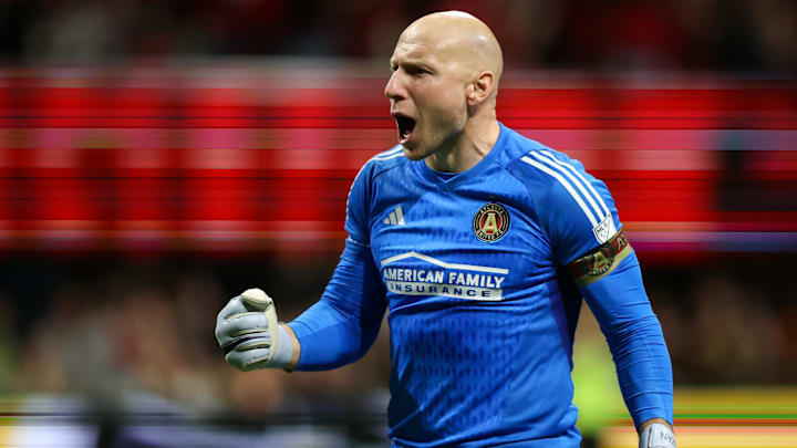 Atlanta United's Brad Guzan is back in first-team training. 