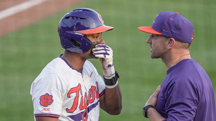 Clemson head coach Erik Bakich has some players that he will look to keep from going into the MLB Draft, like Jarren Purify (left). Clemson head coach Erik Bakich has some players that he will look to keep from going into the MLB Draft, like Jarren Purify (left).