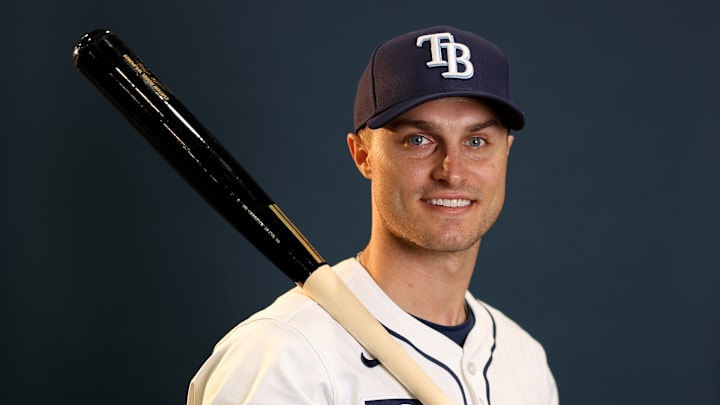 Jake Mangum has yet to make his major-league debut, but he could see some action if the Rays need a 4th outfielder to backup expected starting center fielder Jonny DeLuca. 
