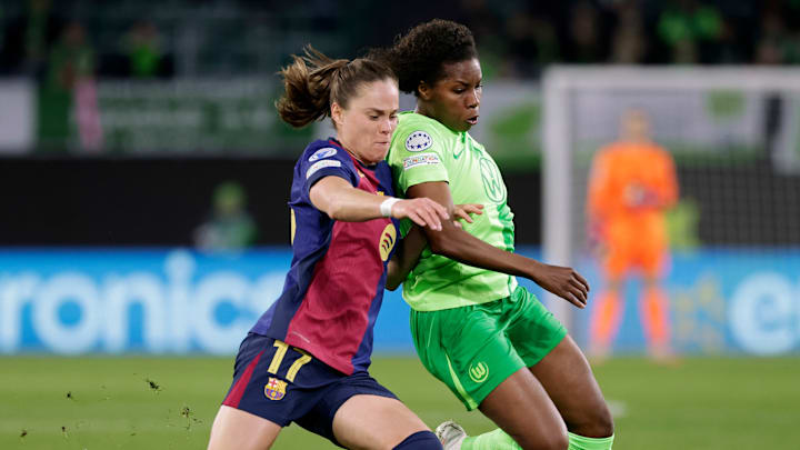 Gegen die Ex-Wolfsburgerin Ewa Pajor und den FC Barcelona konnte Wolfsburg nicht mithalten Gegen die Ex-Wolfsburgerin Ewa Pajor und den FC Barcelona konnte Wolfsburg nicht mithalten