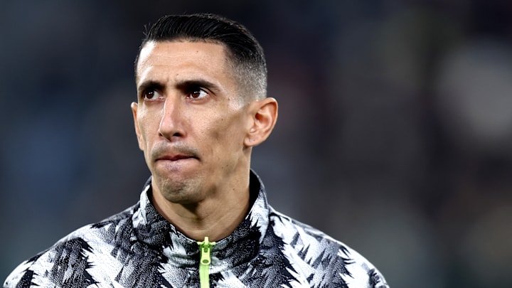 Angel Di Maria était titulaire lors du dernier match de la Juventus face à l'Udinese Angel Di Maria était titulaire lors du dernier match de la Juventus face à l'Udinese