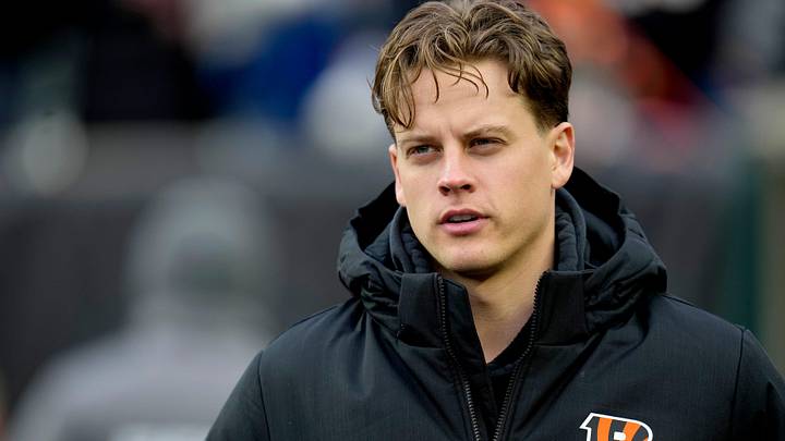 Cincinnati Bengals quarterback Joe Burrow (9) takes the field before his teammates face the Indianapolis Colts and the Cincinnati Bengals, Sunday, Dec. 10, 2023, at Paycor Stadium in Cincinnati.