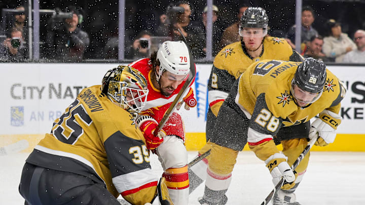 Calgary Flames v Vegas Golden Knights