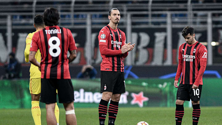 Zlatan Ibrahimovic, Sandro Tonali e Brahim Diaz Zlatan Ibrahimovic, Sandro Tonali e Brahim Diaz