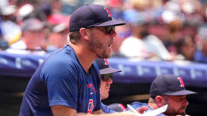 Jun 24, 2026; Denver, Colorado, USA; Boston Red Sox interim manager Chad Tracy (17) calls out in the first inning against the Colorado Rockies at Coors Field. Mandatory Credit: Ron Chenoy-Imagn Images Jun 24, 2026; Denver, Colorado, USA; Boston Red Sox interim manager Chad Tracy (17) calls out in the first inning against the Colorado Rockies at Coors Field. Mandatory Credit: Ron Chenoy-Imagn Images