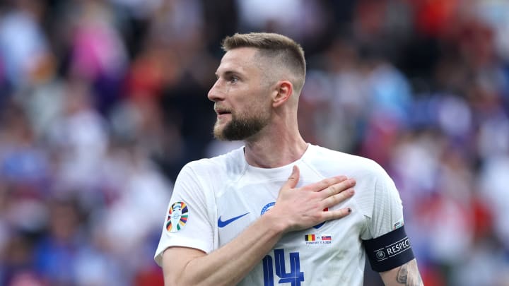 Milan Skriniar avec la sélection slovaque