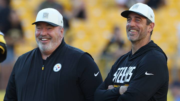 Mike McCarthy and Aaron Rodgers have reunited in Pittsburgh after having spent 13 years together in Green Bay. Mike McCarthy and Aaron Rodgers have reunited in Pittsburgh after having spent 13 years together in Green Bay.
