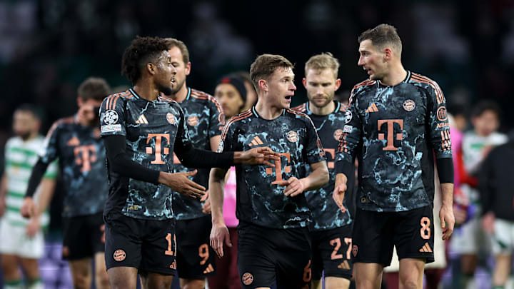 Die Bayern setzten sich in Glasgow 2:1 durch