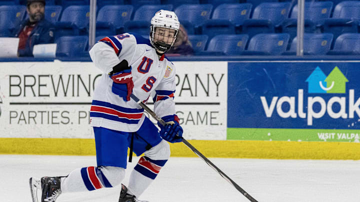 Cole Hutson, Washington Capitals Mandatory Credit: David Reginek-Imagn Images