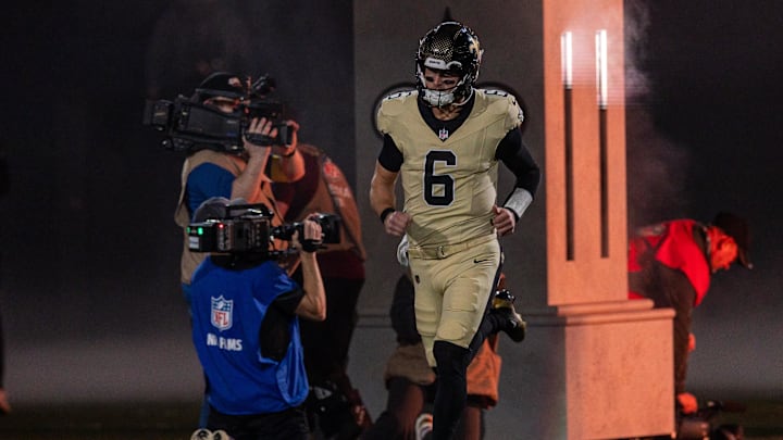 New Orleans Saints quarterback Tyler Shough
