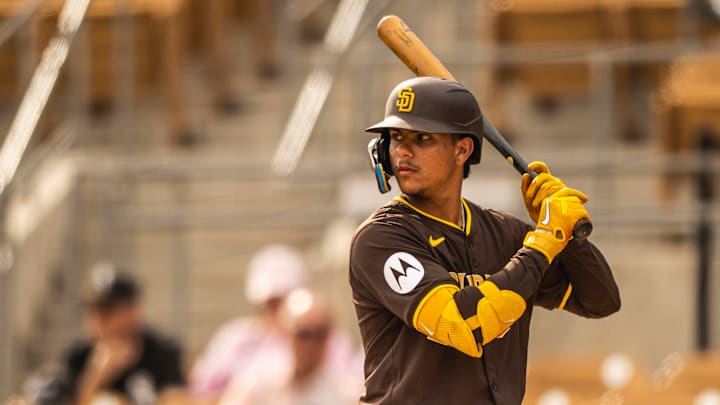 San Diego Padres catcher Ethan Salas