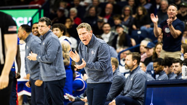 Gonzaga Bulldogs head coach Mark Few.