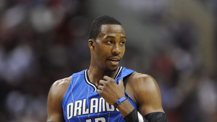 Former Orlando Magic center Dwight Howard.