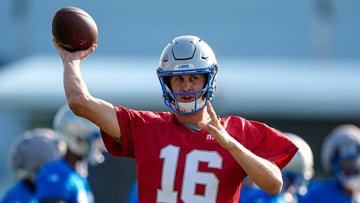 Jared Goff and the Lions are big favorites against the Saints.