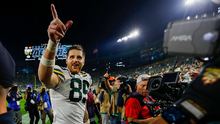 Kraft tallied a career-high 124 receiving yards in the Packers' Week 2 win. 