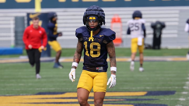 West Virginia University safety Israel Boyce West Virginia University safety Israel Boyce