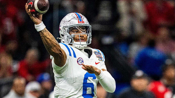 Ole Miss quarterback Trinidad Chambliss
