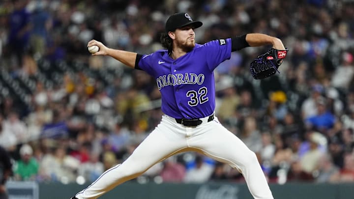 Colorado Rockies pitcher Chase Dollander 