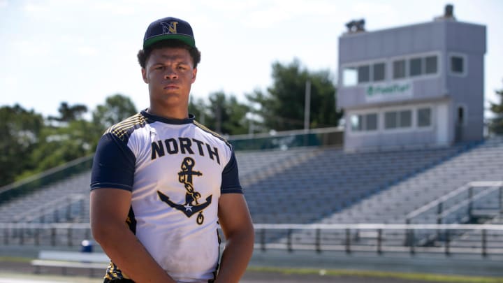 Toms River North sophomore Jaelyne Matthews is one of the top offensive line recruits in the nation.  Toms River, NJFriday, July 1, 2022

Jaelyne Matthews 1