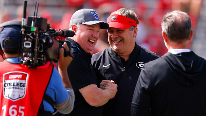 Kirby Smart, Mark Stoops, Georgia Bulldogs, Kentucky Wildcats