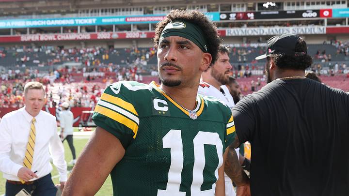 Oct 4, 2026; Tampa, Florida, USA; Green Bay Packers quarterback Jordan Love (10) walks off the field after the game against the Tampa Bay Buccaneers at Raymond James Stadium. Mandatory Credit: Matt Pendleton-Imagn Images Oct 4, 2026; Tampa, Florida, USA; Green Bay Packers quarterback Jordan Love (10) walks off the field after the game against the Tampa Bay Buccaneers at Raymond James Stadium. Mandatory Credit: Matt Pendleton-Imagn Images
