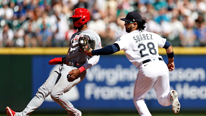 Los Angeles Angels v Seattle Mariners - Game One Los Angeles Angels v Seattle Mariners - Game One