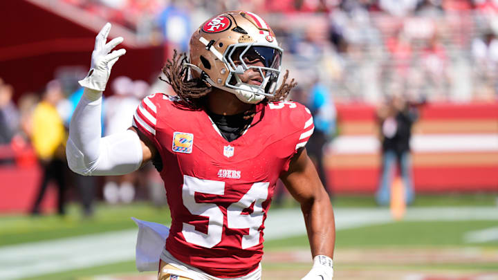 San Francisco 49ers linebacker Fred Warner (54)