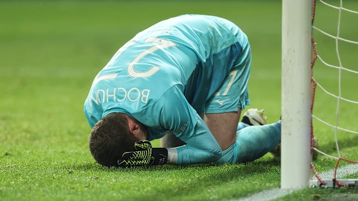 Patrick Drewes konnte im Hinspiel gegen Union nicht weiterspielen