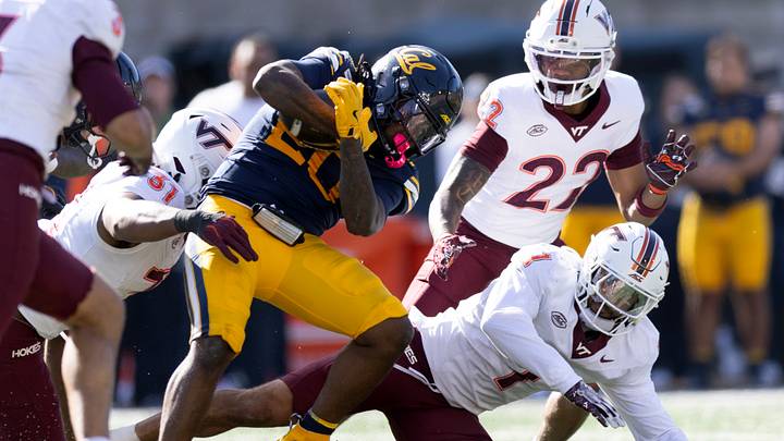Ashten Emory scored two touchdowns in Cal's win over Virginia Tech Ashten Emory scored two touchdowns in Cal's win over Virginia Tech
