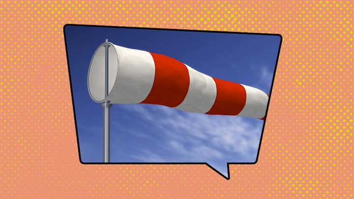 Windsocks can tell you which way the bise blows.