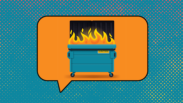 ‘Dumpster fire’ is just one slang term to come out of the 2000s.