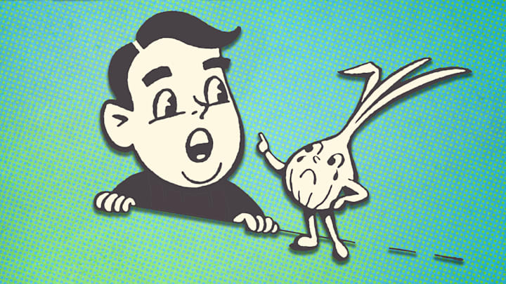 This onion is upset.