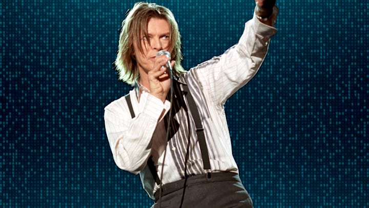 David Bowie in 1999.
