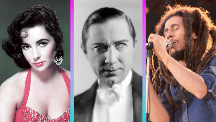 Elizabeth Taylor, Bela Lugosi, and Bob Marley were buried with some of their most treasured possessions.