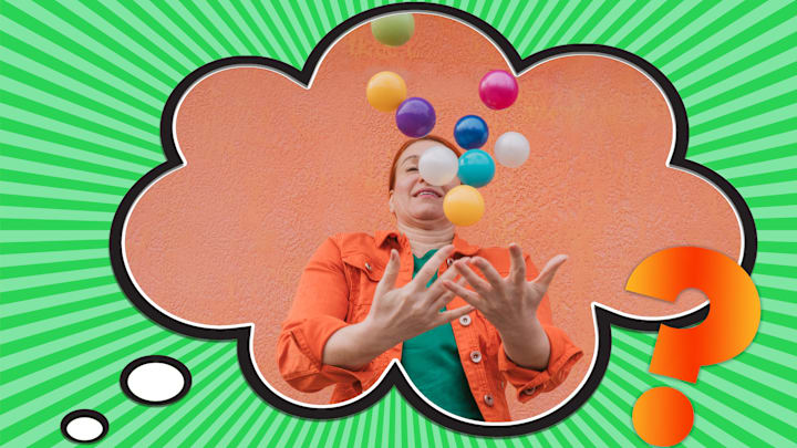 This is called “juggling willy-nilly.”