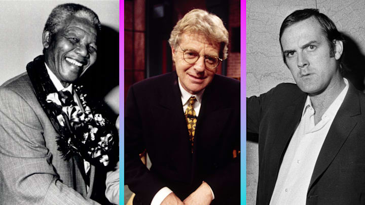Nelson Mandela, Jerry Springer, and John Cleese have at least one thing in common.