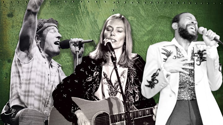 Bruce Springsteen, Joni Mitchell, and Marvin Gaye all wrote songs about the Vietnam War.