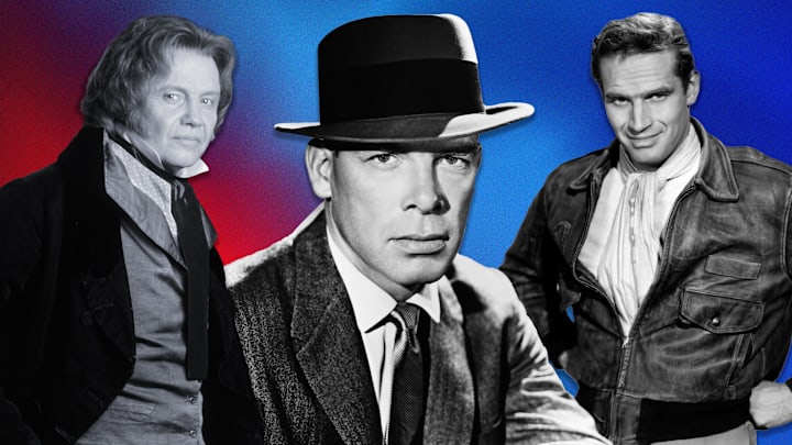 Jon Voight, Lee Marvin, and Charlton Heston.
