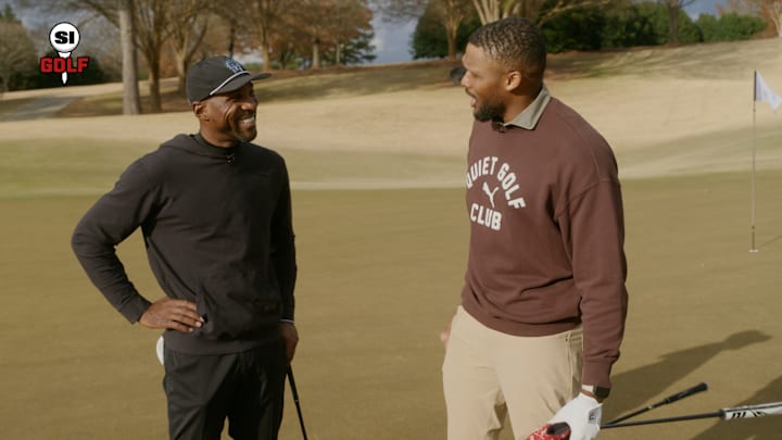 Patrick Peterson explained how he got into golf with Brice Butler during a round at TPC Sugarloaf.